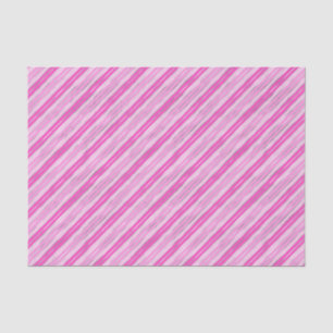 Heiß Rosa und Silber Streifen Seidenpapier