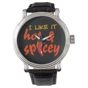 HEISS- UND SPICEY-Uhren Armbanduhr