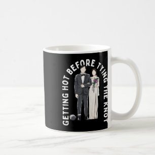 Heiß werden, bevor man die lustige Hochzeitskur kn Kaffeetasse