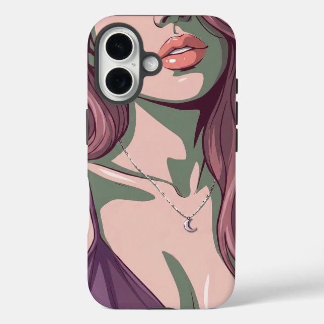Heiße Anime iPhone-Hülle iPhone 16 Hülle (Rückseite)