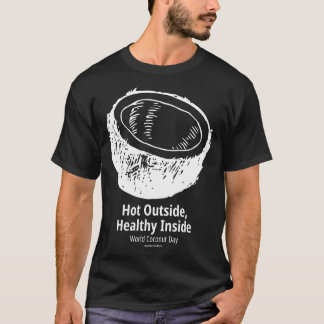 Heiße Außenluft gesund in Dunkelheit T-Shirt