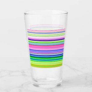 Heiße bunte Neonstreifen Glas