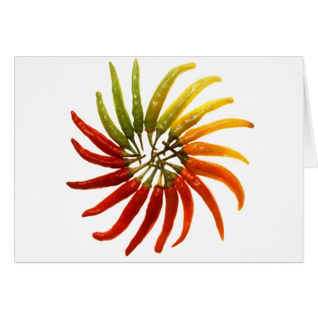 Heiße Chili-Paprikaschoten (Vorderseite (Horizontal))