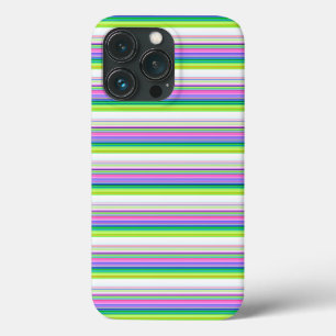 Heiße farbenfrohe Neonstreifen Case-Mate iPhone Hülle