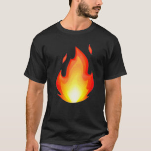 Heiße Feuerbekleidung Zündet Outfit Zeigt Hitze De T-Shirt