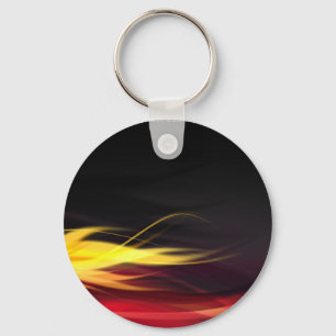 Heiße Flammen Schlüsselanhänger