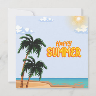 "Heiße Fun in der Sommerzeit!" Feiertagskarte