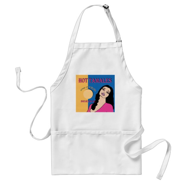 Heiße gefüllte Maismehltaschen Schürze (Vorne)