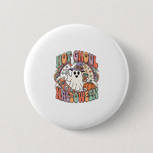 Heiße Ghoul Halloween Geist Hexenhut Skateboard Button