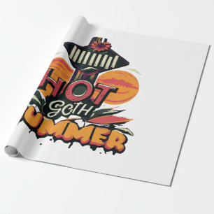 Heiße Goth-Sommer-Chic Geschenkpapier