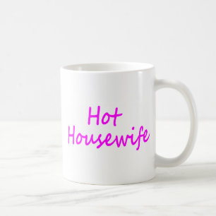 Heiße Hausfrau Kaffeetasse