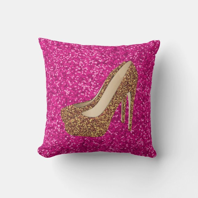 Heiße hohe Heels-Schuhe des Kissen (Vorderseite)
