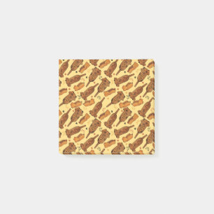 Heiße Hunde Klebrig Post-it Klebezettel