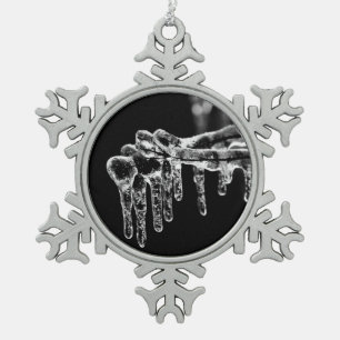 heiße Jahreszeit Schneeflocken Zinn-Ornament
