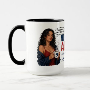 Heiße Kaffe, heiße Politik Tasse