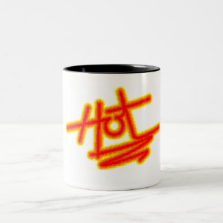 HEISSE Kaffee-Tasse Zweifarbige Tasse