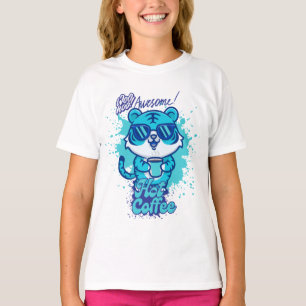 Heiße Kaffee-Trenddesign T-Shirt