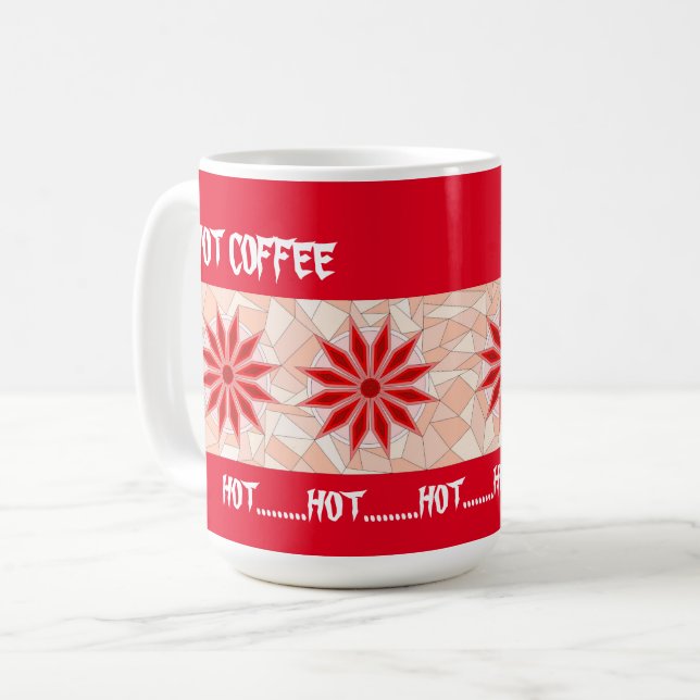 HEISSE KAFFEETASSE (Vorderseite Links)