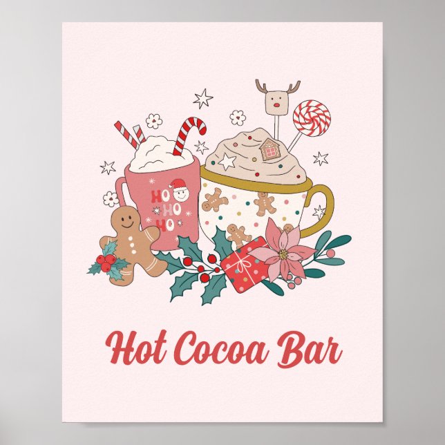 Heiße Kakao-Bar Poster (Vorne)
