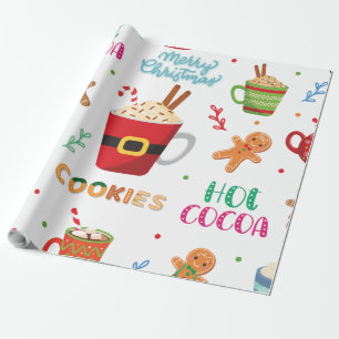 Heiße Kakao, Ingwer Cookies Geschenkpapier