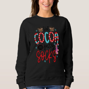 Heiße Kakao- und Fuzzy-Socken Sweatshirt