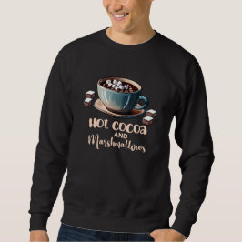 Heiße Kakao- und Marshmallows Sweatshirt