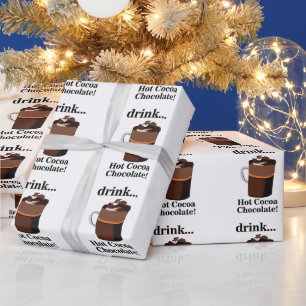 Heiße Kakaoschokolade Geburtstag Geschenkpapier