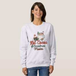 Heiße Kakaoweihnachtszeit + Filme Winter Sweatshirt