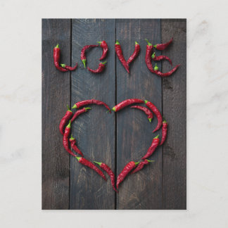 Heiße Liebe Postkarte