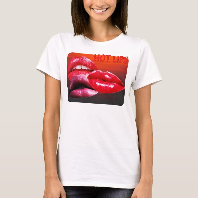 HEISSE LIPPEN T-Shirt (Vorderseite)