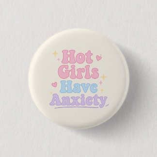 Heiße Mädchen haben Angst Button