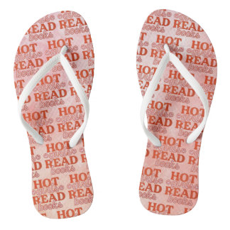 Heiße Mädchen lesen Bücher Flip Flops