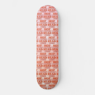 Heiße Mädchen lesen Bücher Skateboard
