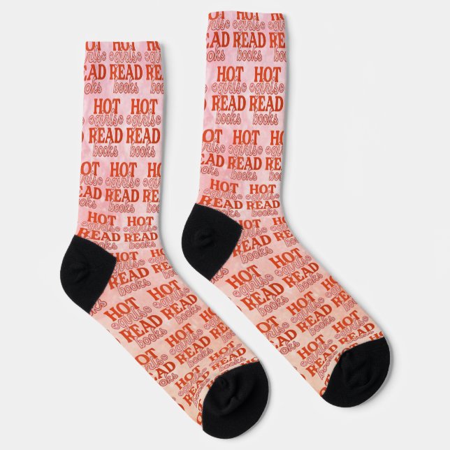 Heiße Mädchen lesen Bücher Socken (Rechts)