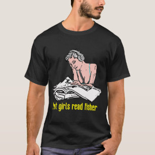 Heiße Mädchen lesen Mark Fisher T-Shirt