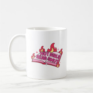 Heiße Mädchen lesen Schund Kaffeetasse