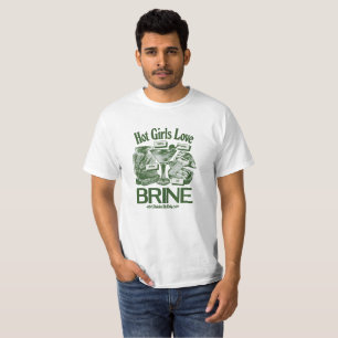 Heiße Mädchen lieben Salzlake T-Shirt