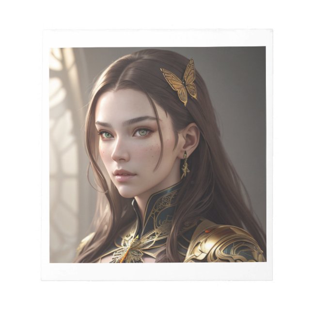 heiße Mädchen Notizblock (Vorderseite)