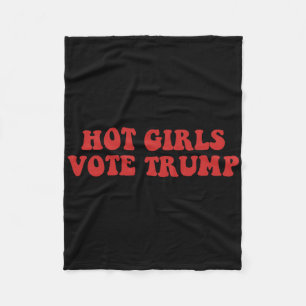Heiße Mädchen wählen Trump Wählen Trump Wahl Trump Fleecedecke