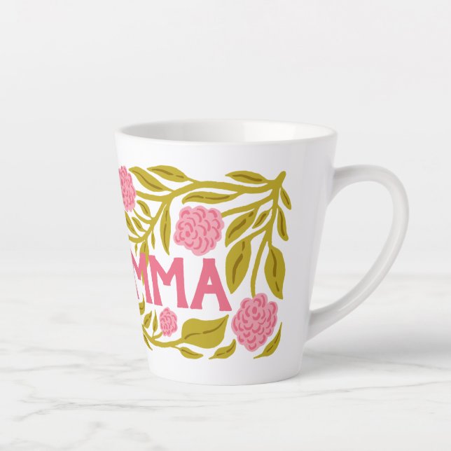 Heiße Mama Muttertags-Latte-Mug Milchtasse (Rechts)
