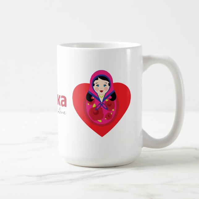 Heiße Mutter Russian Adoption Gift Kaffeetasse (Rechts)