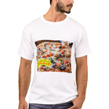 Heiße Pizza-Foto - Wirkliches dampfendes Lebensmit