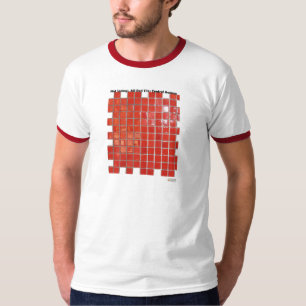 Heiße Quellen, AR-rote Fliesen, Mittelave-Geschenk T-Shirt
