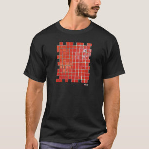 Heiße Quellen, AR-rote Fliesen, Mittelave-Geschenk T-Shirt