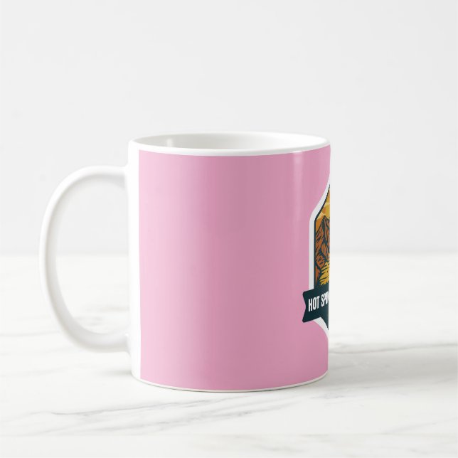 Heiße Quellen � Geist der Berge Kaffeetasse (Links)