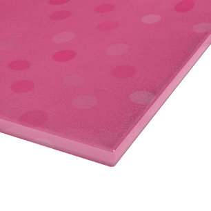 heiße rosa und französische rosa Tupfen Schneidebrett