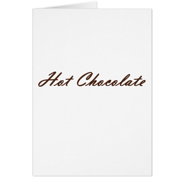 Heiße Schokolade (Vorne)