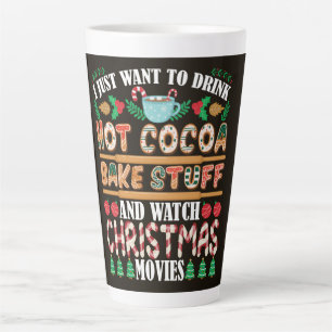 Heiße Schokolade, Backen & Weihnachtsfilme Milchtasse