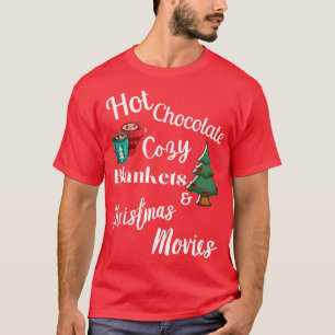 HEIßE SCHOKOLADE, GEMÜTLICHE DECKEN, WEIHNACHTS FI T-Shirt