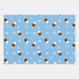 Heiße Schokolade Geschenkpapier Set